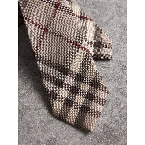 Burberry Check Tie, Smoked Trench 